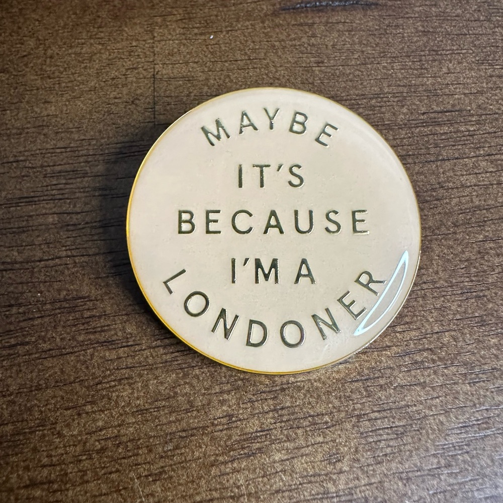 Burberry London Limited Edition Beauty Button Pin